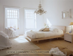 white-bedroom carpet cleaning
